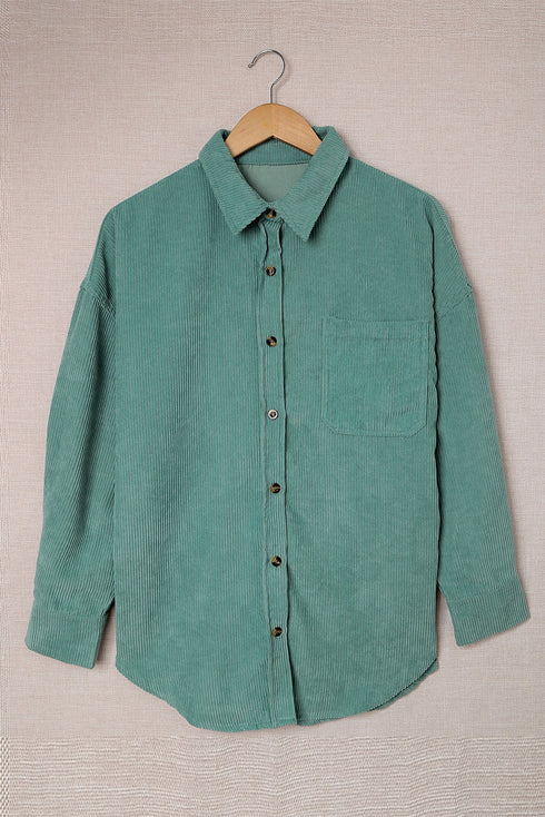 Corduroy Button Pocket Shirt