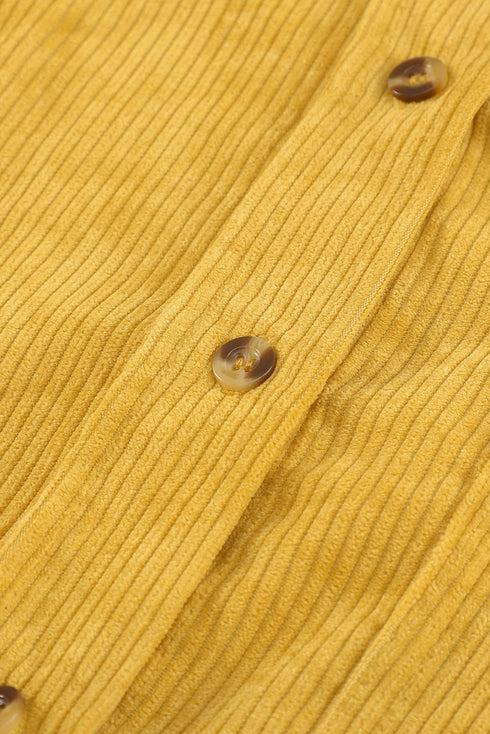 Corduroy Button Pocket Shirt