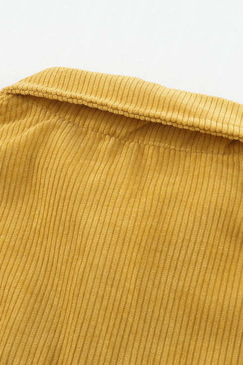 Corduroy Button Pocket Shirt
