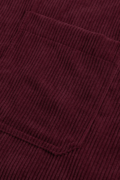 Corduroy Button Pocket Shirt