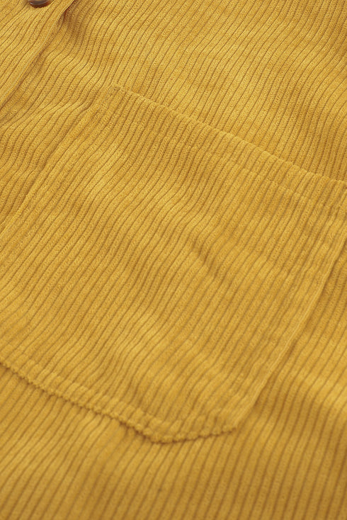 Corduroy Button Pocket Shirt