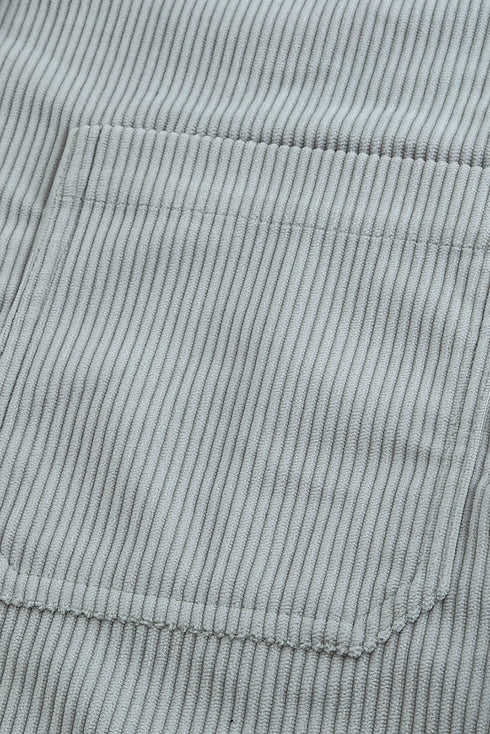 Corduroy Button Pocket Shirt