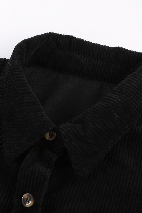 Corduroy Button Pocket Shirt