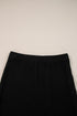 Corduroy Drop Shoulder Stand Neck Bodycon Two Piece Dress