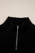 Corduroy Drop Shoulder Stand Neck Bodycon Two Piece Dress