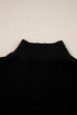 Corduroy Drop Shoulder Stand Neck Bodycon Two Piece Dress