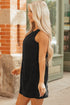 Corduroy Patch Pocket Sleeveless H Line Mini Dress