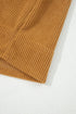 Corduroy Patch Pocket Sleeveless H Line Mini Dress