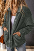 Corduroy Trim Elbow Patch Sherpa Fleece Jacket