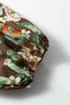 Cotton Floral Print Contrast Trim Long Sleeve Mini Dress