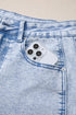 Cotton Polyester Denim Pull On Barrel Jeans