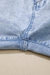 Cotton Polyester Denim Pull On Barrel Jeans