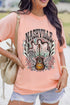 Country Roots Nashville Music City Guitar Graphic Festival Ready Tee