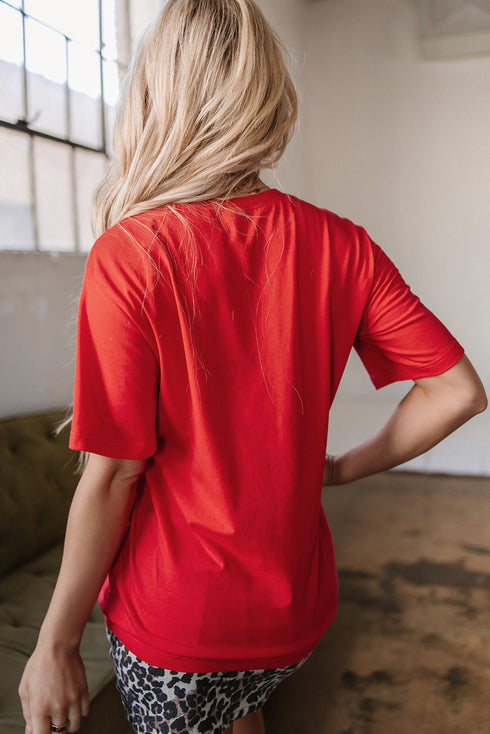 Cowboy Take Me Away Graphic Print Relaxed Tee