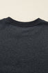 Cowboy Take Me Away Graphic Raw Edge Sweatshirt