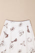 Cowgirl Aesthetic Western Print Satin Maxi Skirt