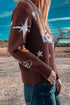 Cowgirl Graphic Western Knit Pullover Sweater