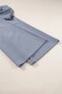 Cowl Neck Drawstring Pullover Wide Leg Pant Set