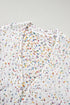 Cozy Confetti Speckle Open Front Knit Cardigan