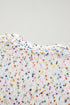 Cozy Confetti Speckle Open Front Knit Cardigan