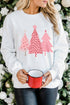 Cozy Graphic Print Holiday Crew Neck Sweatshirt