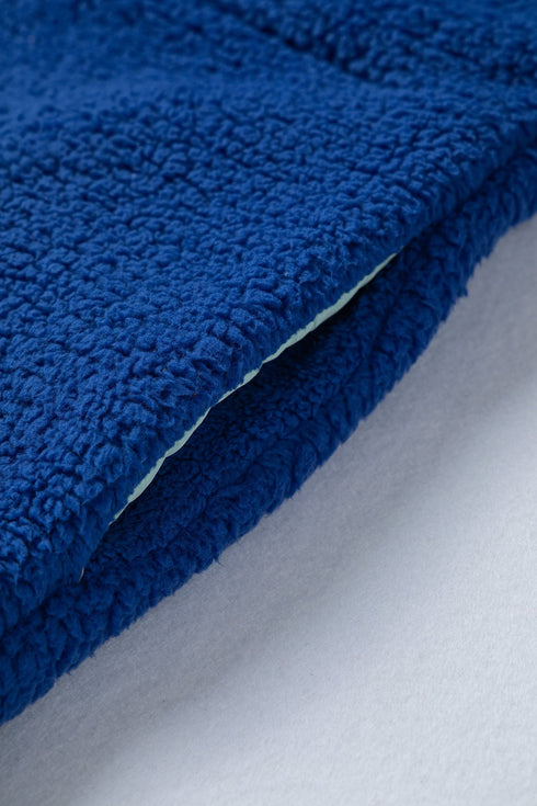 Cozy Half Zip Sherpa Fleece Hooded Pullover