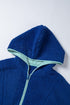 Cozy Half Zip Sherpa Fleece Hooded Pullover