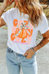Cozy Mood Pumpkin Round Neck Graphic Tee