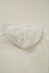 Cozy Ribbed Trim High Pile Sherpa Hoodie Pullover