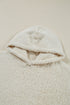 Cozy Ribbed Trim High Pile Sherpa Hoodie Pullover