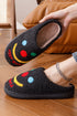 Cozy Sherpa Keep Smile Graphic Home Slippers
