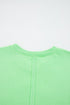 Crab Embroidered Patch Loose Fit Round Neck Tee