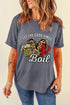 Crawfish Boil Graphic Print Short Sleeve T Shirt