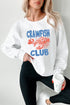 Crawfish Club Graphic Print Crew Neck Sweatshirt