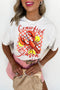 Crawfish Season Checkered Lemon Print Southern Festival Tee