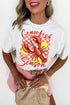 Crawfish Season Checkered Lemon Print Southern Festival Tee