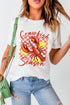 Crawfish Season Checkered Lemon Print Southern Festival Tee