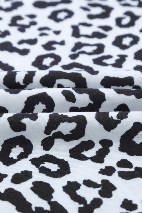 Crew Neck Camo Side Split T-Shirt