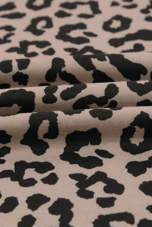 Crew Neck Camo Side Split T-Shirt