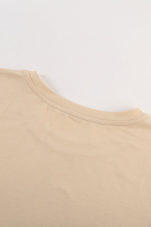 Crew Neck Colorblock Tee