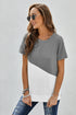 Crew Neck Colorblock Tee