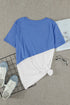 Crew Neck Colorblock Tee