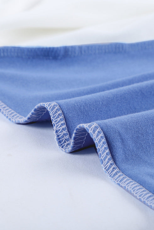 Crew Neck Colorblock Tee