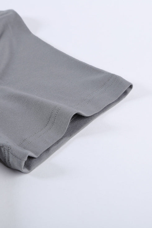 Crew Neck Colorblock Tee