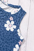 Crew Neck Floral Leopard Print Tank Top