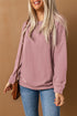 Crew Neck Long Sleeve Sweatshirt