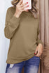 Crew Neck Long Sleeve Sweatshirt