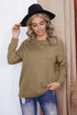 Crew Neck Long Sleeve Sweatshirt