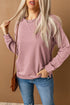 Crew Neck Long Sleeve Sweatshirt