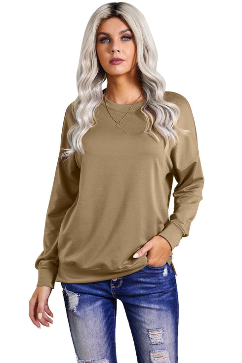 Crew Neck Long Sleeve Sweatshirt